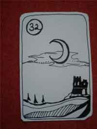 Lenormandkarte der Mond